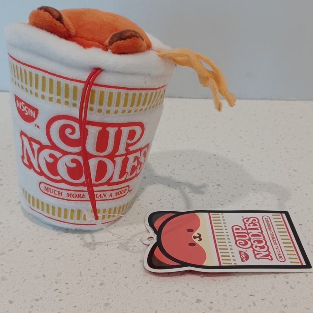 NEW Anirollz NISSIN CUP NOODLES Foxiroll Plush Toy